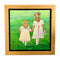 Two Girls in White Dresses Oil