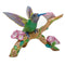 Herend Hummingbird on Flowered Branch