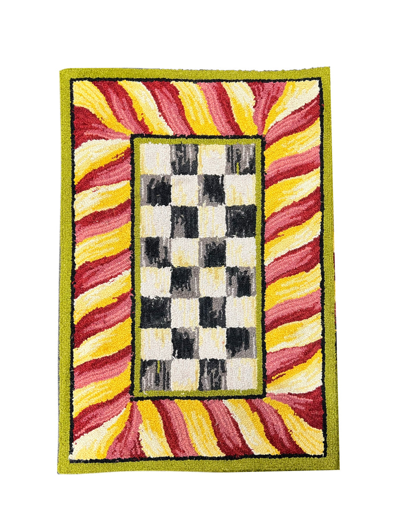 Mackenzie Childs Check Rug