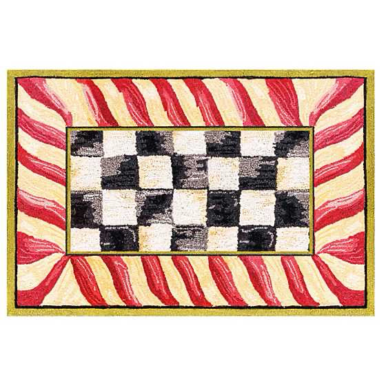 Mackenzie Childs Check Rug