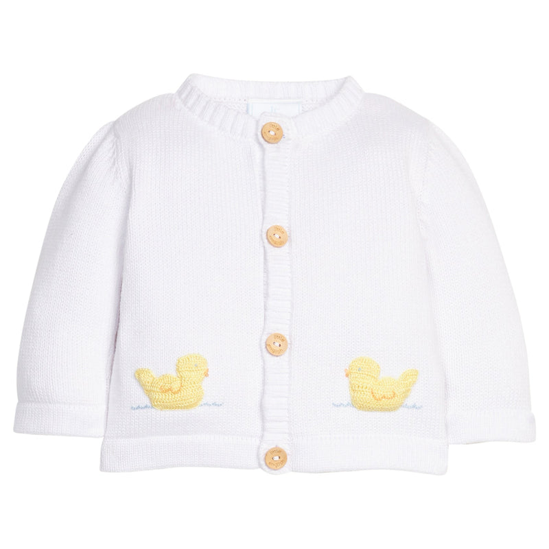 Crochet Cardigan Duck, 9-12M