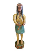 5' Wood Cigar Store Indian