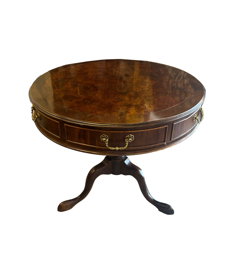 AS-IS Century Drum Table