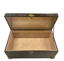 Antique Zebra Leather Trunk