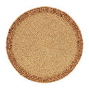 Set of 4 Wood Beaded Round Placemats