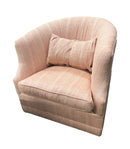 Lee Industries Coral Print Swivel Chair