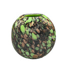 Green Black & Gold Art Glass