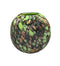 Green Black & Gold Art Glass