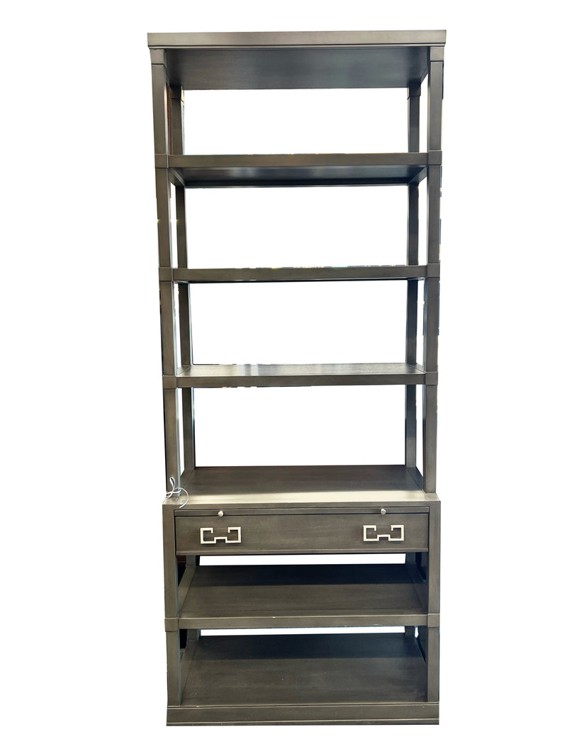 Michael Weiss Gray Book Case