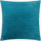 22" Cotton Velvet Stripe Deep Teal Dawn Pillow