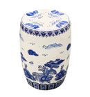 Blue & White Garden Seat