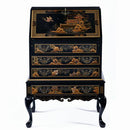 Asian Chinoiserie Secretary Desk
