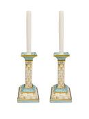 Mackenzie Childs Pair of Candlesticks