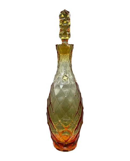 Amber Glass Decanter
