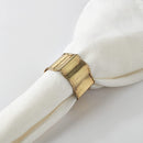 Set of 4 Gold Classic Design Napkin Rings