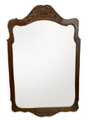 Curved Top Mirror with Basket Motif