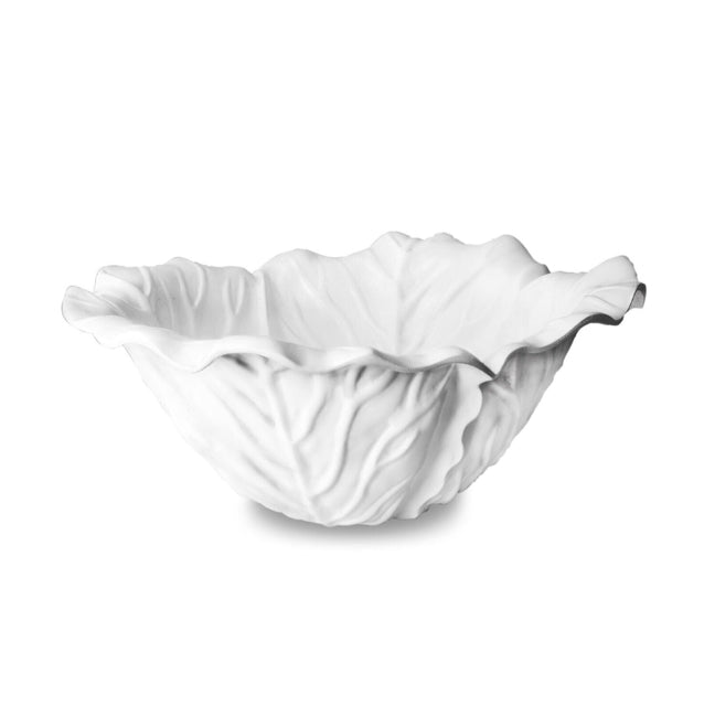 VIDA Lettuce Large White Bowl