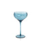 Set 6 Madeleine Optic Blue Azure Cocktail Glasses