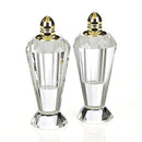 Gold Preston Crystal Salt & Pepper Shakers