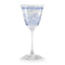 Set of 4 Giardino Blue Wine Glasses