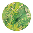 Set of 4 Palm Fronds Round Lacquer Placemats