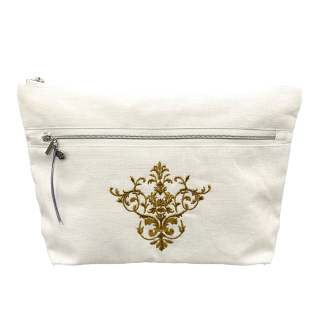 White Victorian Gold Essential Bag