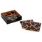Set of 4 The Coral Sea Black Lacquer Coasters