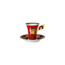 Rosenthal Versace Medusa Red Cup and Saucer