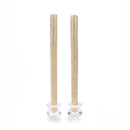 Pair of Gold Shimmer Dinner Candles