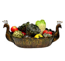 Double Peacock Bowl with Vegetables