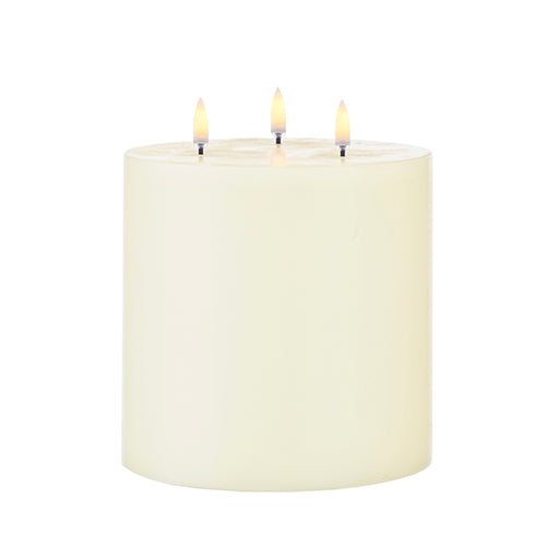 Ivory Triflame Candle