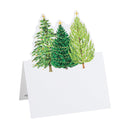 Set of 8 Chrstmas Tree with Lights Place Cards