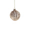 Gold Ripple Ball Ornament