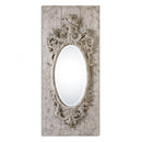 Guardia Distressed Oval Mirror