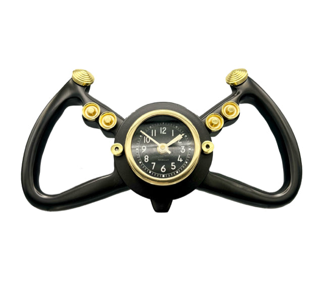Black Cockpit Table Clock