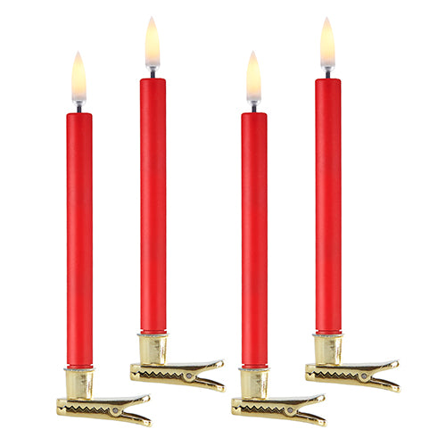 Red Pencil Candle with Clip
