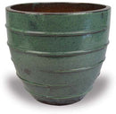 Large Moss Green Twisted Planter