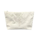Large Cream Victorian Velvet On The Go Bag