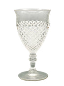 Set of 8 Cut Glass Goblets