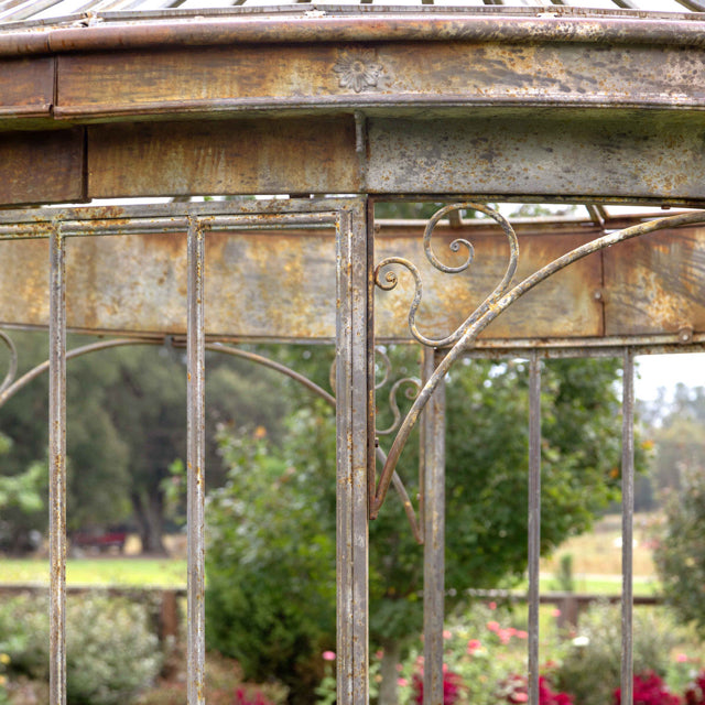 Aged Metal Gazebo