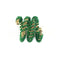 Set of 4 Wrapped Beaded Napkin Rings