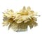 Set of 4 Gold Metalic Flower Napkin Rings