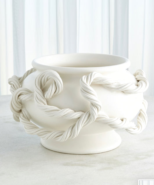 White Twisted Vine Bowl