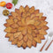 Set of 4 Bountiful Leaves Round Placemat