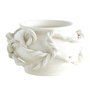 White Twisted Vine Bowl