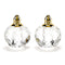 Gold Zendra Crystal Salt and Pepper Shakers