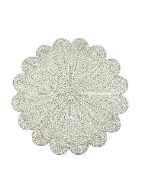 Beaded Flower Placemat
