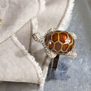 Set of 4 Bronze Turtle Napkin Rings
