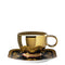 Rosenthal Versace Medusa Red Combi Gold Cup and Saucer