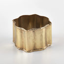 Set of 4 Gold Classic Design Napkin Rings